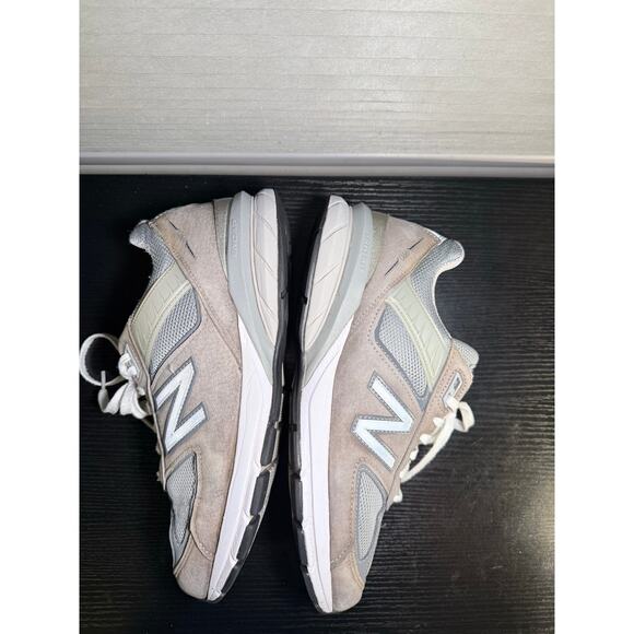New Balance 990v5 Beige Gray Suede Mesh Sneakers Women’s 12 / Men’s 10.5 main image 8